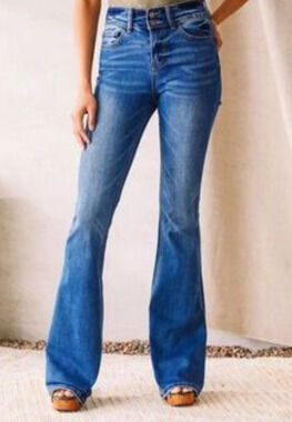 New bridge by gly Elliot high rise flare blue jeans Size 30x32 Classic Western